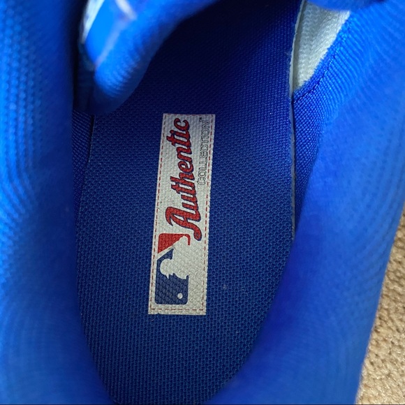 Blue and White Under Armour Cleats - Picture 6 of 7